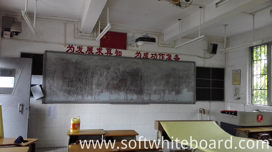 abandonar la pissarra de l’escola abandon school whiteboard